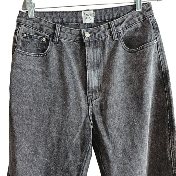 Princess Polly Wide Leg Washed Denim - Picture 2 of 7